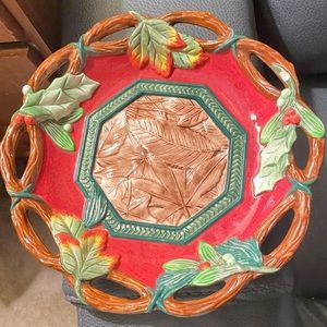 Fitz and Floyd Home Fragrance Multi Color Potpourri Holiday Dish